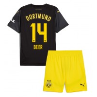 Dres Borussia Dortmund Maximilian Beier #14 Gostujuci za djecu 2024-25 Kratak Rukav (+ kratke hlače)